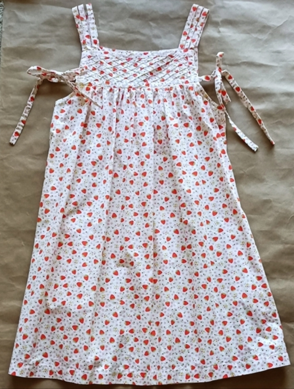 Batsheva Sleeveless Haven Pocket Dress Disty Strawberry Floral Sz 4